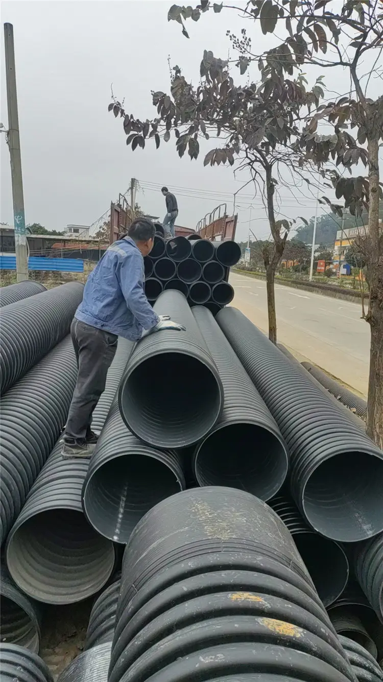 纏繞波紋管HDpe雙壁-浩禾建材